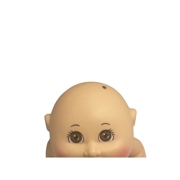 2016 OAA CABBAGE PATCH KIDS DOLL PREEMIE 9" HARD BODY BLUE EYES EYELASHES, BALD - Picture 4 of 15